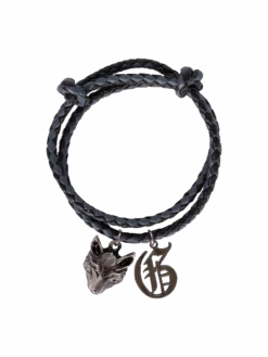 Icon Braided Leather Bracelet