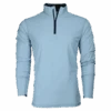 Tate Mockneck Quarter-Zip (Wolf Blue)