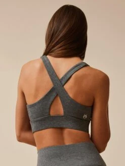 Soleil Melange Sports Bra -Greyson Sales Store LFA22I10M 51 0022 BACK
