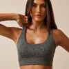 Soleil Melange Sports Bra 2 Soleil Melange Sports Bra -Greyson Sales Store LFA22I10M 51 0196 FRONT