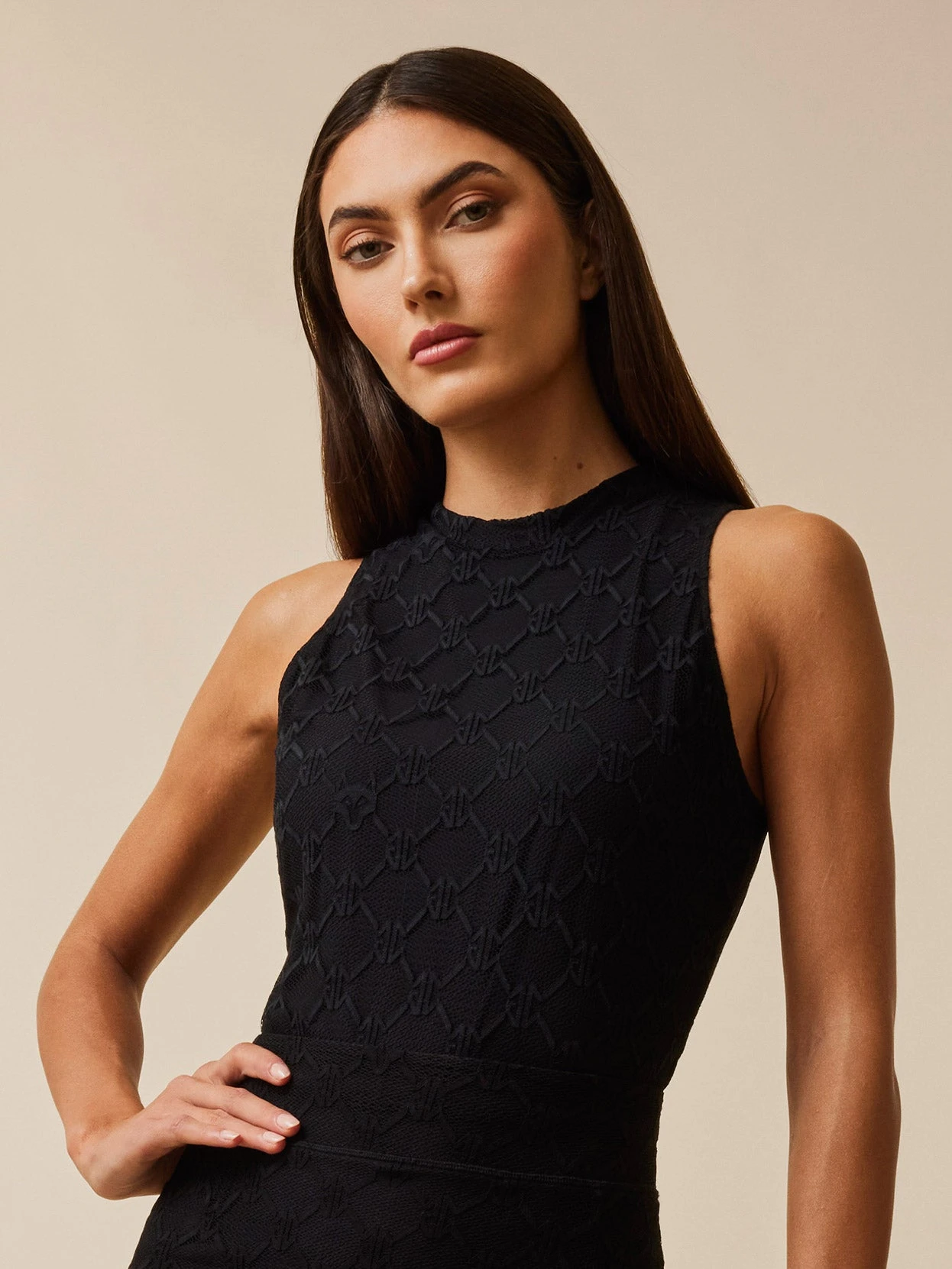 Wolf Links Lace Mock Neck Top 3 Wolf Links Lace Mock Neck Top