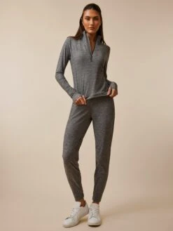 Halley II Melange Quarter-Zip -Greyson Sales Store LFA23K55M 051 0492 FULL