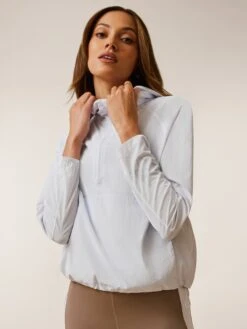 Wind Half Zip Hoodie -Greyson Sales Store LSP24O49 100 0291 FRONT