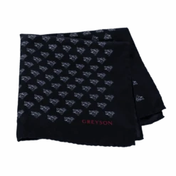 Howling Wolf Silk Pocket Square