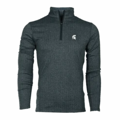 Michigan State Spartan Herringbone Tate Quarter-Zip