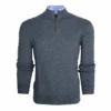 Sebonack Quarter-Zip Sweater (Dark Grey Heather) -Greyson Sales Store SEBONACK DARK GREY HEATHER 2 242bb8e6 37c3 4664 8f0c b2f546d9e5f4