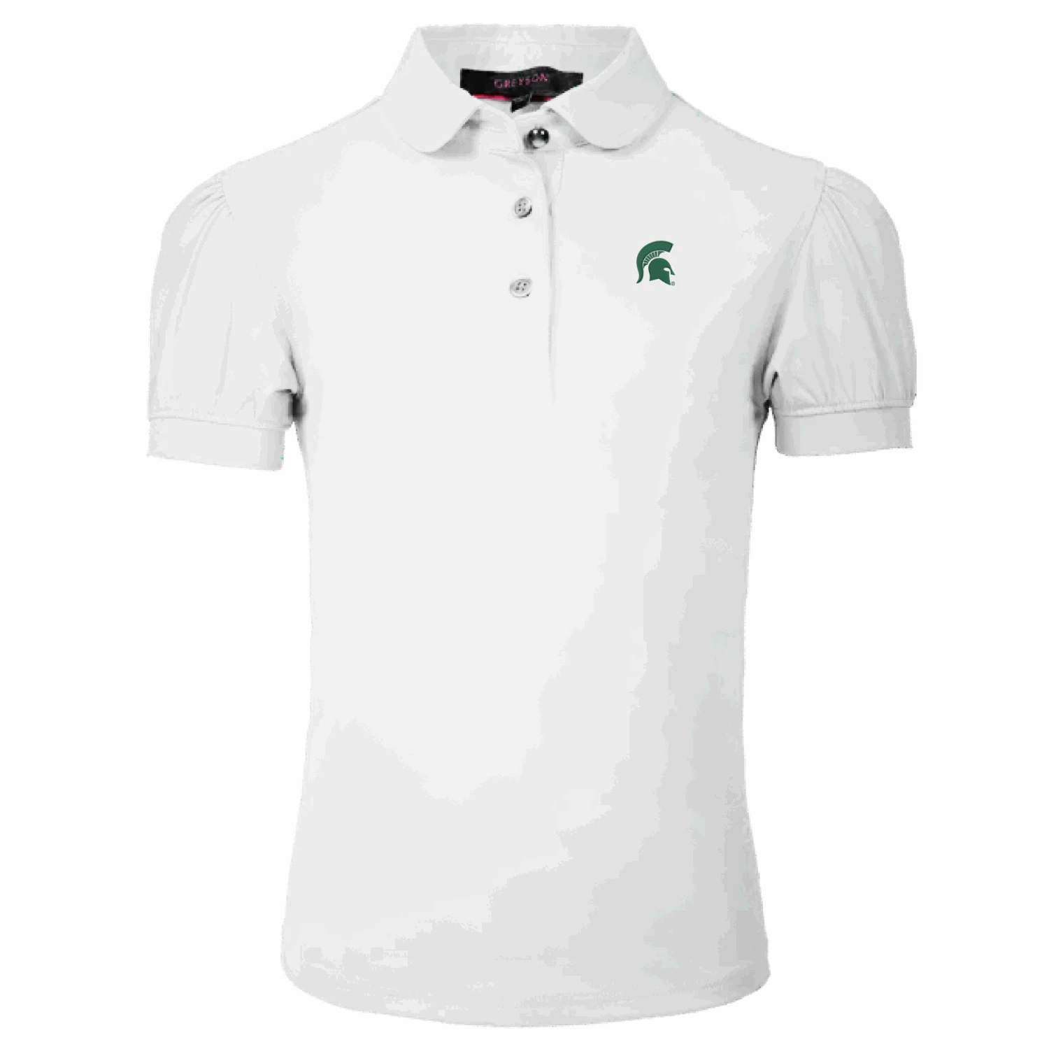 Girl's Michigan State Spartan Scarlett Polo 3 Girl's Michigan State Spartan Scarlett Polo