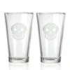 Voodoo Pint Glass Set -Greyson Sales Store grayson voodoo skull 16oz pint 2
