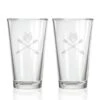 Wolf And Arrows Pint Glass Set